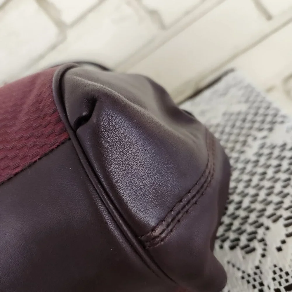 Like New Coach Lexy Oxblood Burgandy Shoulder Bag Large
